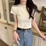 ベーシックコットンストレッチTシャツ | privatebeach | 詳細画像6