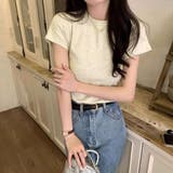 ベーシックコットンストレッチTシャツ | privatebeach | 詳細画像7