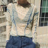 リボン柄シアーロンT | privatebeach | 詳細画像1