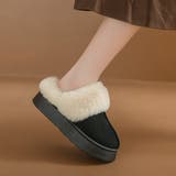 厚底フェイクムートン裏ボアスリッポンサンダル | privatebeach | 詳細画像13