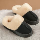 厚底フェイクムートン裏ボアスリッポンサンダル | privatebeach | 詳細画像15