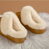 厚底フェイクムートン裏ボアスリッポンサンダル | privatebeach | 詳細画像19