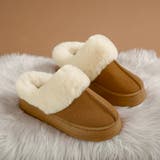 厚底フェイクムートン裏ボアスリッポンサンダル | privatebeach | 詳細画像5