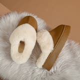 厚底フェイクムートン裏ボアスリッポンサンダル | privatebeach | 詳細画像6