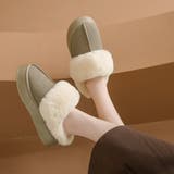 厚底フェイクムートン裏ボアスリッポンサンダル | privatebeach | 詳細画像8