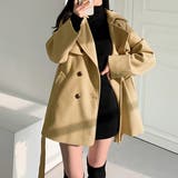フェイクウールショート丈トレンチコート | privatebeach | 詳細画像3 