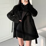 フェイクウールショート丈トレンチコート | privatebeach | 詳細画像7 