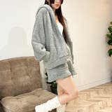 2点セットルームウェア BIGシルエットボアパーカー＆ショートパンツ | privatebeach | 詳細画像11 