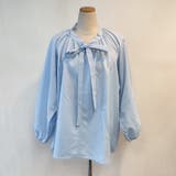 リボンタイボリュームスリーブチュニック丈ブラウス | privatebeach | 詳細画像15