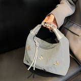 シルバー | スタッズ付き2WAYハンドバッグ | privatebeach