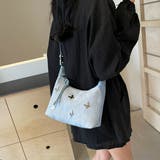 ライトブルー | スタッズ付き2WAYハンドバッグ | privatebeach