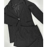 2点セットアップ ストライプ柄テーラードジャケット＆スカパン | privatebeach | 詳細画像19 