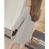 2点セットアップ ストライプ柄テーラードジャケット＆スカパン | privatebeach | 詳細画像9 