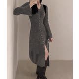 Vネックニットロングワンピース | privatebeach | 詳細画像6 