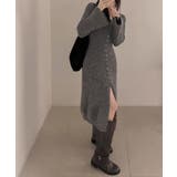 Vネックニットロングワンピース | privatebeach | 詳細画像7 