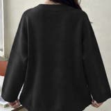 ワイドスリーブVネックルーズニットトップス | privatebeach | 詳細画像15 