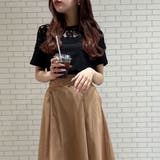 モチーフレース使いクルーネックTシャツ | privatebeach | 詳細画像9