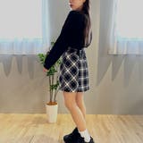 バイヤスチェック柄ミニスカート | privatebeach | 詳細画像12 