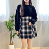 バイヤスチェック柄ミニスカート | privatebeach | 詳細画像15 
