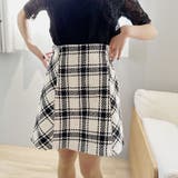 バイヤスチェック柄ミニスカート | privatebeach | 詳細画像8 