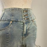 サイドリボンカットアウトハイウェストスリットデニムフレアパンツ | privatebeach | 詳細画像23 