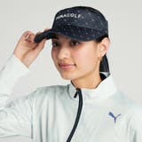 ウィメンズ ゴルフ W キャット アーガイル AOP バイザー | PUMA | 詳細画像1 
