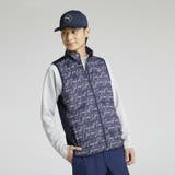 メンズ ゴルフ ストレッチAOP ウーブン フルジップ スウェット ベスト | PUMA | 詳細画像1