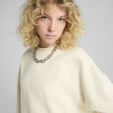 ウィメンズ ワードローブ ESS オーバーサイズ クルースウェット | PUMA | 詳細画像2 