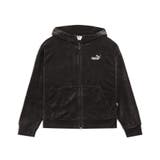 ウィメンズ ベロア フルジップ フーディ | PUMA | 詳細画像1