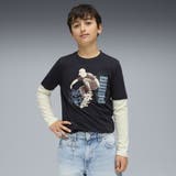 ボーイズ ミッド90S レイヤード 長袖 Tシャツ 120-160cm | PUMA | 詳細画像1 