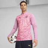 メンズ マンチェスター シティFC プレマッチ 1/4 ジップ トップス | PUMA | 詳細画像1