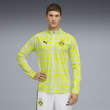 メンズ 2025-26 ドルトムント プレマッチ クォータジップ トップ | PUMA | 詳細画像1 