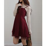 裾チュールレース ベルト付 ミニチュニックワンピース | Pumpkin  Port | 詳細画像24 