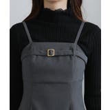 裾チュールレース ベルト付 ミニチュニックワンピース | Pumpkin  Port | 詳細画像30 