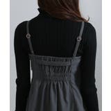 裾チュールレース ベルト付 ミニチュニックワンピース | Pumpkin  Port | 詳細画像33 