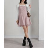 裾チュールレース ベルト付 ミニチュニックワンピース | Pumpkin  Port | 詳細画像46 