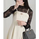 裾チュールレース ベルト付 ミニチュニックワンピース | Pumpkin  Port | 詳細画像52 