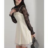 裾チュールレース ベルト付 ミニチュニックワンピース | Pumpkin  Port | 詳細画像53 