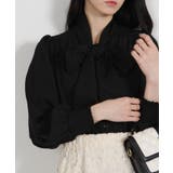 ゴールドプレート ボウタイリボン ブラウス | Pumpkin  Port | 詳細画像11 