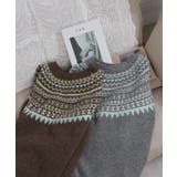 カラフルカラー ノルディック柄 ニット | Pumpkin  Port | 詳細画像16 