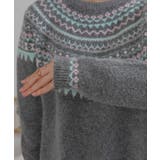 カラフルカラー ノルディック柄 ニット | Pumpkin  Port | 詳細画像18 