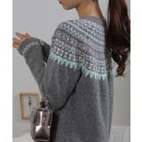 カラフルカラー ノルディック柄 ニット | Pumpkin  Port | 詳細画像6 