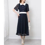 レース地 リボンベルト付 半袖 ワンピース | Pumpkin  Port | 詳細画像26 