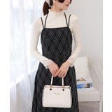 2点セット ロングベスト+バイアス柄チェック キャミワンピース | Pumpkin Port | 詳細画像21