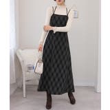 2点セット ロングベスト+バイアス柄チェック キャミワンピース | Pumpkin Port | 詳細画像23