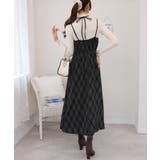 2点セット ロングベスト+バイアス柄チェック キャミワンピース | Pumpkin Port | 詳細画像25