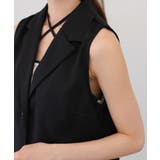 2点セット ロングベスト+バイアス柄チェック キャミワンピース | Pumpkin Port | 詳細画像32