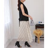 2点セット ロングベスト+バイアス柄チェック キャミワンピース | Pumpkin Port | 詳細画像4