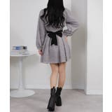 2WAY ウエストリボン プードル ミニワンピース | Pumpkin Port | 詳細画像3