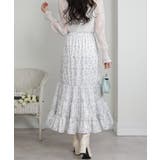 小花柄 ティアードロングスカート | Pumpkin  Port | 詳細画像7 